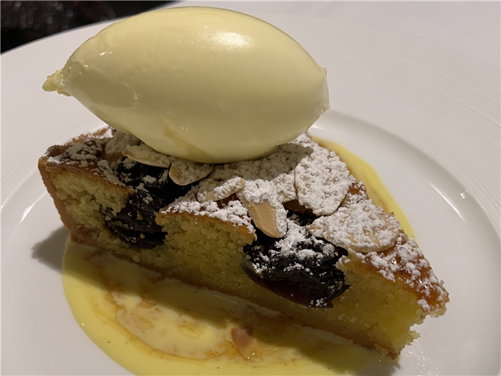 prune and Armagnac tart